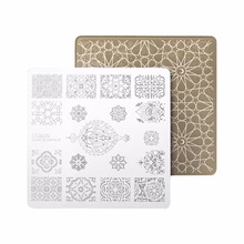 Acrylic Nail Art Stamping plates Islamic Theme Manicure Template Stamp Template Image Plate Stencil Nails Tools 2024 - buy cheap