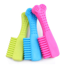 New Rubber Toothbrush Pet Dog Toys Resistance Bite Small Dog Training Durable Pets Teeth Cleaning For Puppy Chew Toy 2024 - buy cheap