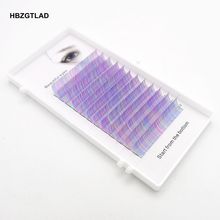 Cílios postiços coloridos, extensões de pestanas falsas tipo arco-íris, 2021, 0.07mm, 8, 15mm, 0.1 2024 - compre barato