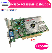 Новая видеокарта nVIDIA GeForce FX5500 256M 128bit DDR VGA/DVI PCI 2024 - купить недорого
