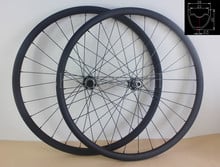 Asymmetric wheelset 29er 28x25mm 28 holes mtb Offset XC carbon bike wheels Powerway M32 straight pull hub Super light tubeless 2024 - buy cheap