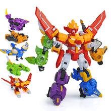 Assembled Megazord Robots Dinozords Transformation Action Figure Toys Deformation Robot Boy Children Gifts 2024 - buy cheap