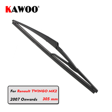 KAWOO Car Rear Wiper Blade Blades Back Window Wipers Arm For Renault Twingo MK2 Hatchback (2007-) 305mm Auto Windscreen Blade 2024 - buy cheap