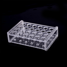 Plastic 24 Holes 1.5ml Clear Centrifugal Test Tube Test Tubing Rack Holder 11mm Dia School Supply Lab Equipment 2024 - buy cheap