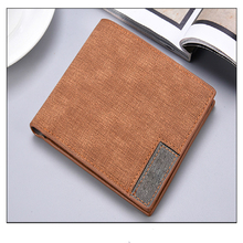 Vintage Men Leather Wallet Male Short Slim Male Purses Thin Money Dollar Card Holder Purses 2024 - buy cheap