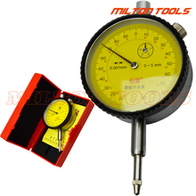 5mm Micron dial indicator jewels dial gauge 0-5mm 0.001mm 2024 - buy cheap