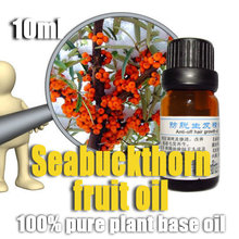 Free shopping100% pure plant base oil Essential oils skin care Seabuckthorn fruit oil 10ml Oil Control Acne Shrink pores 2024 - buy cheap