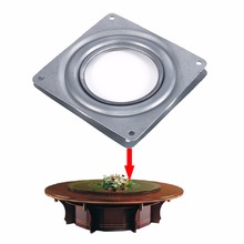 Square Bearing Swivel Plate 4 Inch Rotating Replacement Metal Bearing Turntable TV Rack Desk Bar Tool Wholesale 2024 - buy cheap