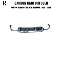 Scirocco-difusor de parachoques trasero de fibra de carbono para coche de carreras, alerón delantero, para Scirocco R R20, 2009 - 2014 2024 - compra barato