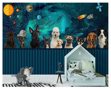 beibehang wall papers home decor Modern minimalist Nordic cute animal personality children's room cafe background 3d wallpaper 2024 - buy cheap