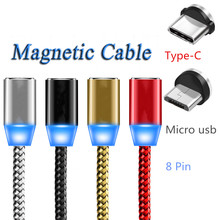 Micro USB Data Cable for Samsung A7 2018 A8 A9 A50 S7 S10 Huawei P20 Lite P Smart 2019 Redmi Type C Plug Magnetic Charger Cable 2024 - buy cheap