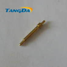 Tangda dhl/ems d2 * 13mm + 2mm cauda 1k peça de pino conector pogo mola de bateria 1p através do furo 1,2a 2024 - compre barato