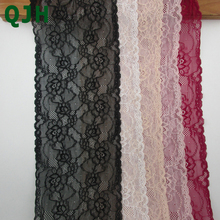 1 yard High Quality 20cm Width Elastic Lace Trim Underwear Garment Sewing Craft Decoration Stretch Lace Ribbon Accessories 2024 - buy cheap