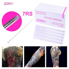 50PCS Sterile Disposable Tattoo Needle Assorted 10 Sizes Mixed 3RL 5RL 7RL 9RL 5RS 7RS 5m1 7m1 9m1 9RM Tattoo Tool 30 2024 - buy cheap