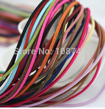 20 meter Fauxwood Suede mixed color Leather Cord 3mm Jewelry Line Necklace Bracelet Jewelry Cord handwork  Line 2024 - buy cheap