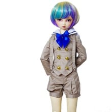 [Wamami] 288 # светло-коричневые брюки/костюм 1/4 MSD DZ BJD Dollfie 2024 - купить недорого