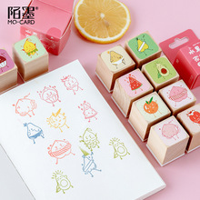 Cute cartoon Fruit series stamp DIY wooden rubber stamps for scrapbooking stationery scrapbooking standard stamp 2024 - buy cheap
