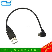 Cable de carga de datos Micro USB macho a USB, 90 grados, ángulo recto, para teléfonos Samsung, Android y Mini altavoz 2024 - compra barato