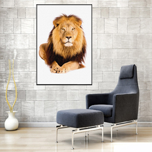 Animal para decoración de paredes, pintura en lienzo de León, Tigre, alce, carteles e imágenes estampadas de pared para arte de sala de estar, cuadro decorativo para decoración del hogar 2024 - compra barato