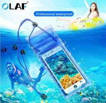 Olaf-bolsa impermeable Universal para teléfono móvil, fundas impermeables de natación para iphone X, 7, 8, 6, 6s plus, 5, 5s, se, Samsung xiaimi 2024 - compra barato