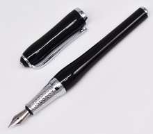 Duke Elegant Fountain Pen Classic Medium Nib Writing Gift Pen , Black Color Business Office Home Supplies 2024 - buy cheap