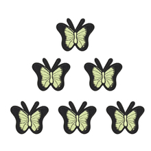 Emblemas de borboleta para roupas, emblemas bordados em ferro, apliques a ferro, acessórios de costura para roupas, 10 peças 2024 - compre barato