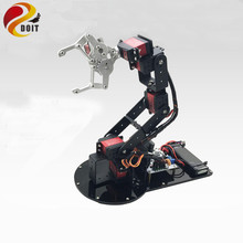 Original DOIT 6 Dof Metal Mechanical Arm Manipulator Full Metal Structure+1pcs Metal Mechanical Claw +6pcs High Torque Servo 2024 - buy cheap