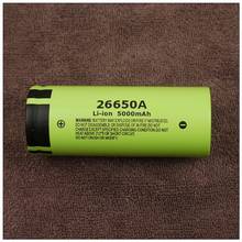 New Genuine Panasonic 26650A 3.7V 5000mAh High Capacity 26650 Li-ion Battery Rechargeable Batteries Free Shipping 2024 - buy cheap