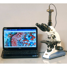 Microscopio biológico médico veterinario, AmScope 40x-1600x, Trinocular veterinario compuesto 2024 - compra barato