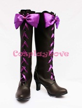 Botas personalizadas de alois trancy, sapatos de mordomo preto kuroshitsuji, cosplay fro, natal, dia das bruxas, cosplay 2024 - compre barato