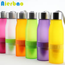 700ml Lemon Infuser Bottle Portable Water Bottle Frosted Casing Plastic BPA Free Fruit Juice Tea Sports Water Bottle 2024 - buy cheap