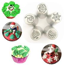 Christmas Stainless Steel Russian Icing Piping Nozzles Cake Decoration Cream Tips DIY Cake Tool Bakeware 2024 - buy cheap