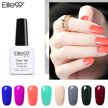 Elite99-esmalte en Gel para uñas, barniz de Base de larga duración para manicura, UV, LED, colores puros, 58 colores, 10ML 2024 - compra barato