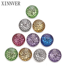 10pcs/lot Xinnver Snap Jewelry Buttons Mixed Style Shimmer Resin Snap Fit 18mm Snap Buttons Bracelets 2024 - buy cheap