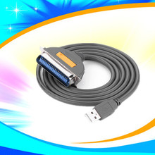 Cabo conversor usb para ieee1284 cn36, conexão verde, conector paralelo db36, porta fêmea, impressora, cabo 2 metros 2024 - compre barato