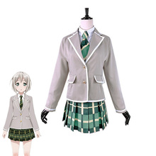 O anime bang dream! Fantasia cosplay aoba moca, uniforme feminino de dia das bruxas, carnaval, feito sob encomenda 2024 - compre barato