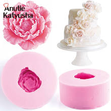 1Pc 3D Flower Peony Silicone Cake Molds Candle Soap Molds Cake Decorating Tools Chocolate Fondant Moulds Kitchen Baking Tool 2024 - buy cheap