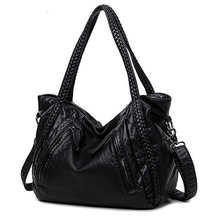 Benviked bolsa de mão feminina de couro, macia, para mulheres, bolsa de ombro, casual, tote, hobo, sac, atravessada, 142 2024 - compre barato