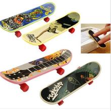 New 1pcs Mini Finger Skateboard Fingerboard Mini Skate Plastic Stents Scrub Finger Scooter Skate Boarding Game Toy Random 2024 - buy cheap