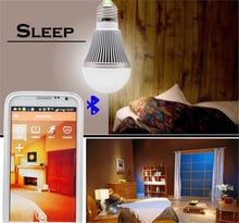 Wireless Bluetooth 5W E27 RGB Led Light Bulb Dimmable Smart Auto Lighting Lamp with Speaker with Remote Control AC85-265V 2024 - buy cheap