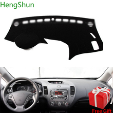 Para kia k3 2013 2014 2015 2016 2017 estilo do carro traço esteira dashmat dashboard adesivo capa sun sombra traço placa capa tapete 2024 - compre barato