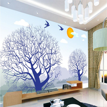 3d настенная бумага для абстракции дерева, декоративный фон, фотообои для гостиной, ресторана, настенная живопись, фрески 2024 - купить недорого