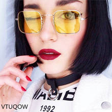 2018 Fashion Square Sunglasses Women Men Brand Designer Transparent Ocean Sun Glasses For Women Men Vintage Oculos de sol UV400 2024 - buy cheap