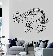 Musician Concert  Notes Wall Decal Vinyl Teen Girl Music Rooms Decoration Wall Stickers Home Living room Decor Removable Z095 2024 - buy cheap