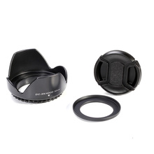 52mm Flower shape lens hood + Snap on Lens cap For Canon EOS M EF-M 18-55mm lens 2024 - buy cheap