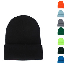 2019 New Winter Hats Unisex Women's Cotton Solid Warm Hot Sale HIP HOP Knitted Hat Female For Men Women Caps Beanies 13 Colors 2024 - buy cheap