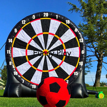 3m PVC high quality inflatable soccer dart board single side Inflatable darts games inflatable soccer dart 2024 - buy cheap