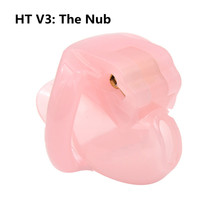 The Nub of HT V3 Male Resin Chastity Device,Cock Cage with 4 Size Penis Ring,Cock Ring,Adult Game,Chastity Belt Sex Toys For Men 2024 - buy cheap