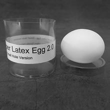 Super latex egg 2.0-pequeno buraco versão (1pc/caso) truques de magia real-olhando ovo magia estágio ilusões gimmick accessores engraçado 2024 - compre barato