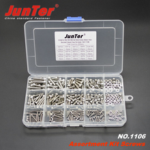 300pcs M2 M3 M4 A2 Stainless Steel DIN912 Allen Bolts Hex Socket Head Cap Screws With Nuts Assortment Kit NO.1106 2024 - buy cheap